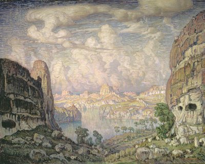 Southern Land, 1908 by Konstantin Fedorovich Bogaevsky
